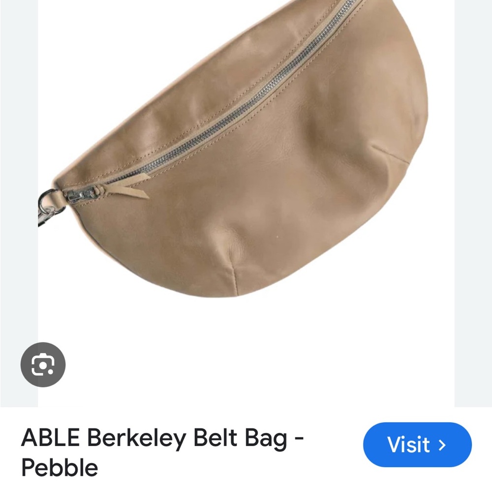 Able Berkeley Belt Bag- Pebble - Picture 4 of 4
